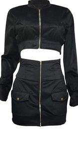 2 Piece Mini Skirt Outfit